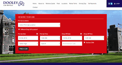 Desktop Screenshot of dooleycarrentals.com